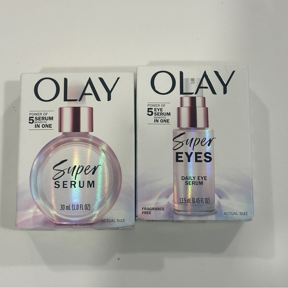 Olay White Skincare Super Serum and Olay Super Eyes - Picture 1 of 5
